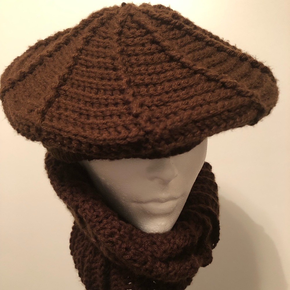 Classic Handmade Crochet Hat Set.